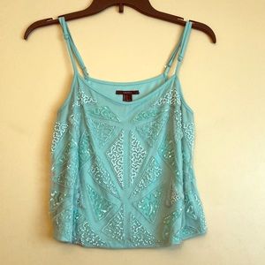 Jeweled crop top